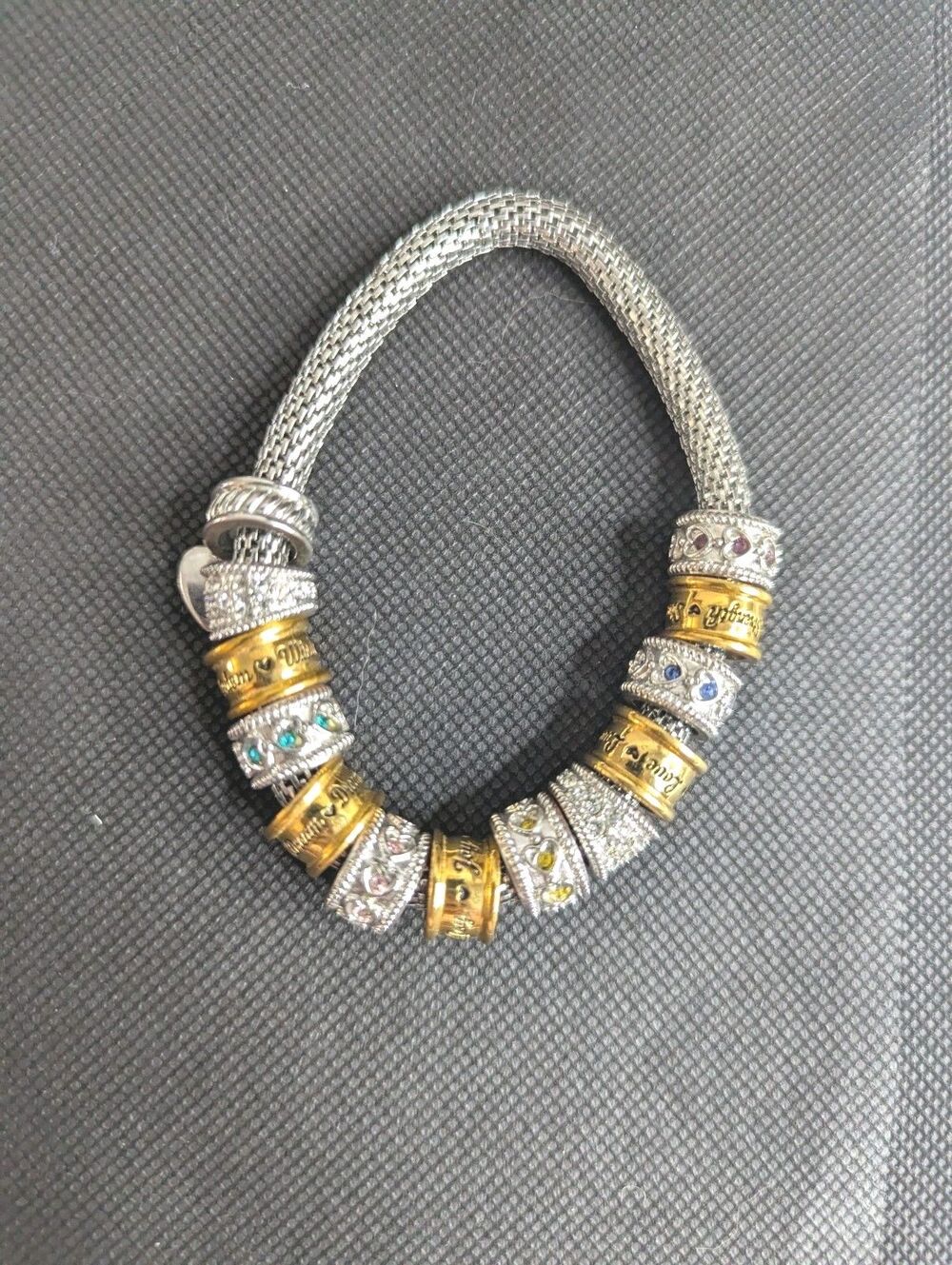 Bradford Exchange Bracelet ~ Silver & Gold